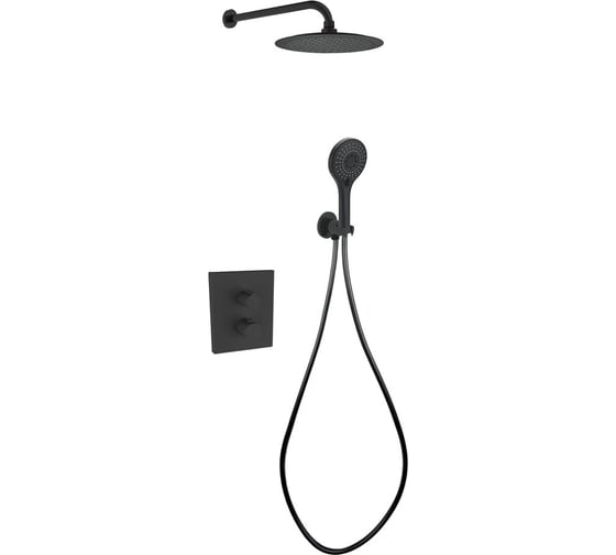 Комплект скрытого монтажа, матовый черный Clever UP URBAN BOX 61865