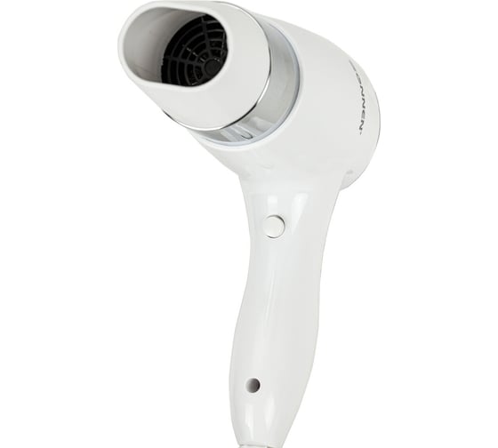 Фен для волос настенный SONNEN hd-2112 extra power, 1600 вт, 2 скорости, белый/хром, 608480 1