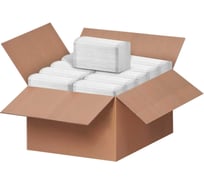 Листовые полотенца Бумага Сити V 2-сл. 200 листов белые 20 шт/кор БС-2-200-VМ(кор)/М