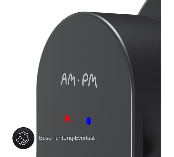 Смеситель д/душа монтируемый в стену AM.PM X-Joy, черный F85A65022