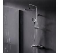 Душевая система AM.PM Crave, см-ль ТМС д/душа, душ.штанга, верхний душ, ручн душ, хром F079C400