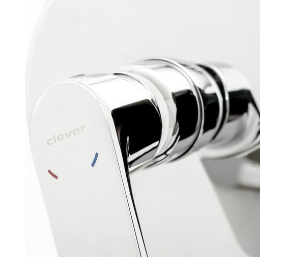 Внешняя часть смесителя для душа Clever VOGUE ELEGANCE хром 61392