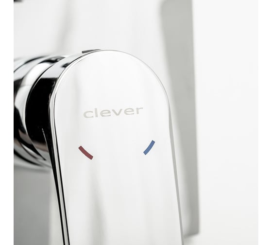 Внешняя часть смесителя для ванны и душа Clever VOGUE XTREME керам. дивертер, хром 61415