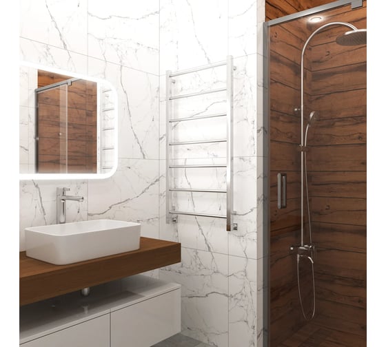 Полотенцесушитель водяной Grota Simple 530x1000 хром глянцевый Simple 530x1000 NP