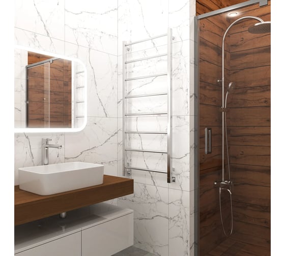 Полотенцесушитель водяной Grota Simple 530x1200 хром глянцевый Simple 530x1200 NP