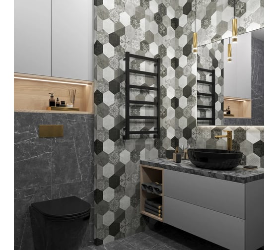 Полотенцесушитель водяной Grota Soffi 430x800 черный Soffi 430x800 N RAL9005