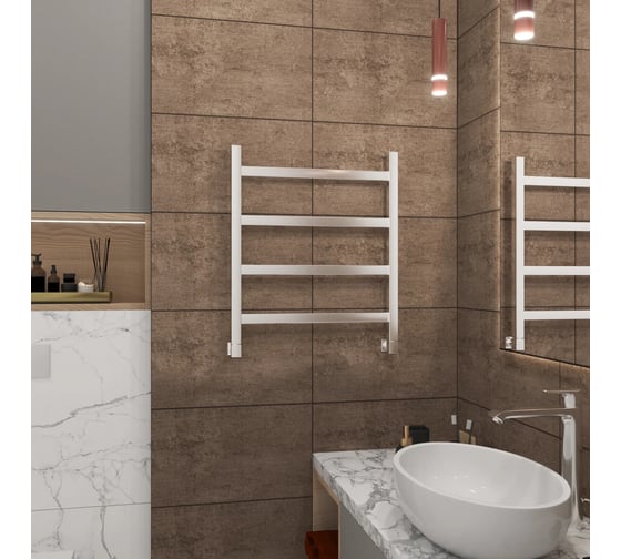 Полотенцесушитель водяной Grota Soffi 530x600 хром глянцевый Soffi 530x600 NP