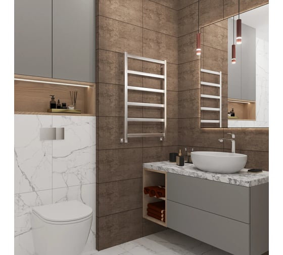 Полотенцесушитель водяной Grota Soffi 530x800 хром глянцевый Soffi 530x800 NP