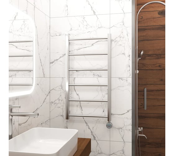 Полотенцесушитель электрический Grota Simple 430x800 хром глянцевый Simple 430x800 NP EL