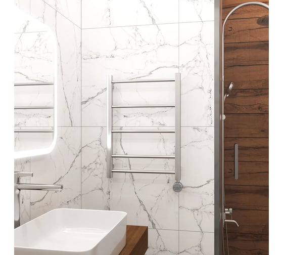 Полотенцесушитель электрический Grota Simple 430x600 хром глянцевый Simple 430x600 NP EL