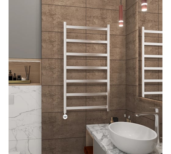 Полотенцесушитель электрический Grota Soffi 530x1000 хром глянцевый Soffi 530x1000 NP EL