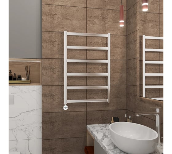 Полотенцесушитель электрический Grota Soffi 530x800 хром глянцевый Soffi 530x800 NP EL