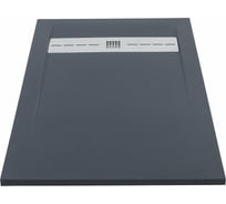 Душевой поддон Aquanet Delight 1600х900х30 мм, черный 00258901