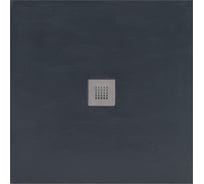 Литьевой поддон Aquanet 001B Pleasure NEW 900х900х30 мм, без сифона, черный камень 00258888