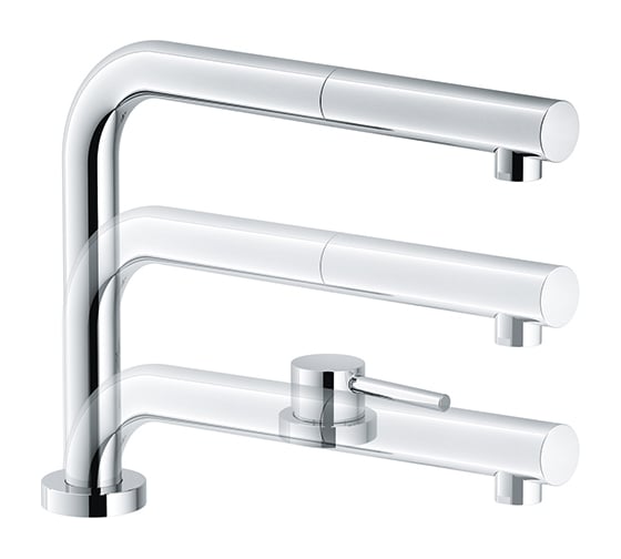 Смеситель FRANKE Active Window хром, выдвижной шланг 115.0486.978