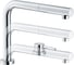 Смеситель FRANKE Active Window хром, выдвижной шланг 115.0486.978 1