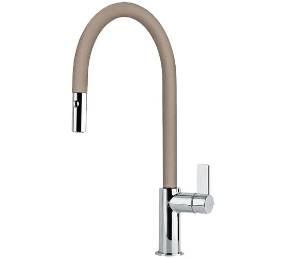Смеситель FRANKE Ambient выдвижной шланг, миндаль 115.0289.532