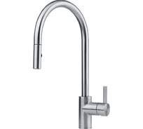 Смеситель FRANKE Eos Neo нержавеющая сталь, выдвижной шланг 115.0590.045
