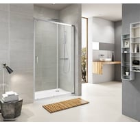 Душевая дверь Koller Pool двухсекционная, 1200x1900 мм., стекло прозрачное TD120C