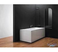 Шторка на ванну Koller Pool один элемент, 750х1400 right chrome, clear QP93