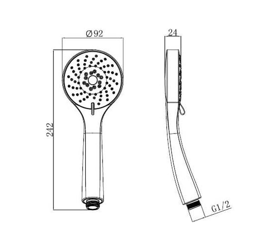Ручной душ Koller Pool 3 режима SH515