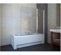 Шторка на ванну Koller Pool тройной элемент, 1500x1400 right chrome, clear QP96