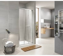 Душевая дверь Koller Pool трехсекционная, 900x1900 мм., стекло прозрачное TT90C