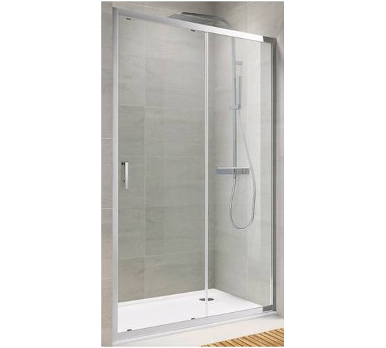 Душевая дверь Koller Pool двухсекционная, 1200x1900 мм., стекло grape TD120G
