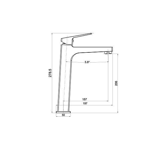Смеситель для раковины-чаши Koller Pool Neon Cube NC0200XL