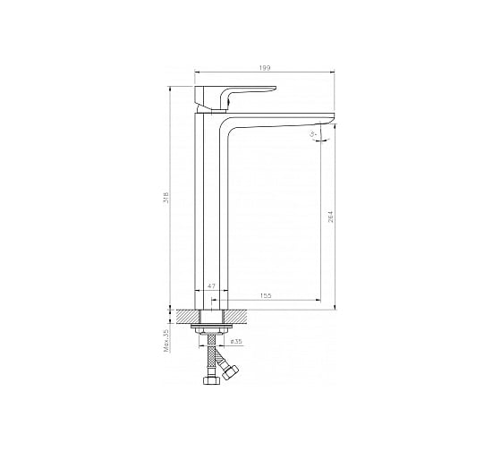 Смеситель для раковины Koller Pool Trend XL TR0200XL