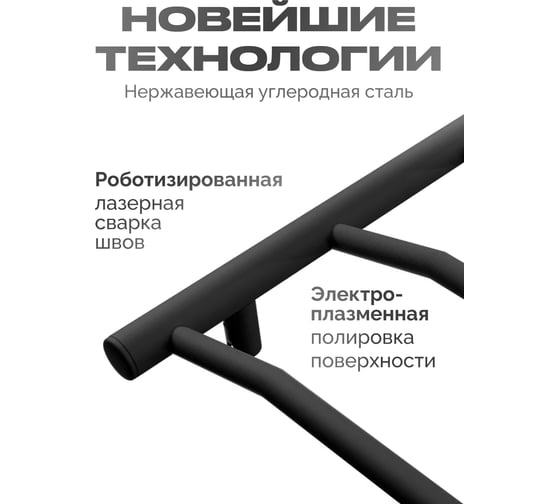 Электрический полотенцесушитель BAUMARK E neo 80/50 черный матовый BM14085Н