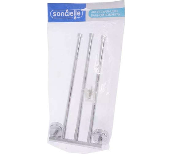 Полотенцедержатель SonWelle 3 спицы, хром 8113 8100 S05-043