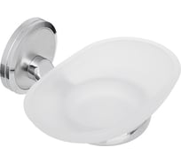 Подвесная мыльница SonWelle с креплением, сатин 555-015