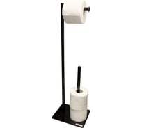 Напольный держатель для туалетной бумаги UNISTOR Керчь, цвет черный 219757