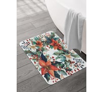 Коврик для ванной и туалета JOYARTY Лиственный венок 58x38 см, sbmrec_sd3994_58x38