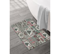 Коврик для ванной и туалета JOYARTY Елочная мозайка 58x38 см, sbmrec_sd3941_58x38