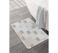 Коврик для ванной и туалета JOYARTY Орнамент из плитки 58x38 см sbmrec_15422_58x38