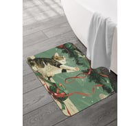 Коврик для ванной и туалета JOYARTY Игра с ленточкой 58x38 см, sbmrec_sd3979_58x38