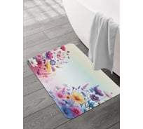 Коврик для ванной и туалета JOYARTY Луговые цветы 58x38 см, sbmrec_sd3461_58x38