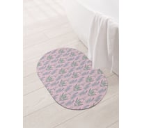 Коврик для ванной и туалета JOYARTY Лавандовый букет 58x38 см sbm_430087_58x38