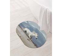 Коврик для ванной и туалета JOYARTY Лошадь в горах 58x38 см sbm_430051_58x38