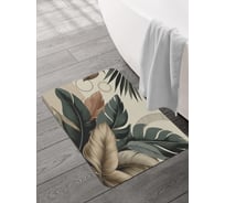 Коврик для ванной и туалета JOYARTY Банановые листья 58x38 см, sbmrec_sd3580_58x38