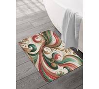 Коврик для ванной и туалета JOYARTY Красочная роспись 58x38 см, sbmrec_sd3923_58x38