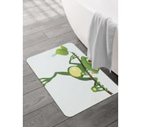 Коврик для ванной и туалета JOYARTY Древняя лягушка 58x38 см sbmrec_15264_58x38