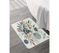 Коврик для ванной и туалета JOYARTY Геометрия цветов 58x38 см, sbmrec_sd3507_58x38