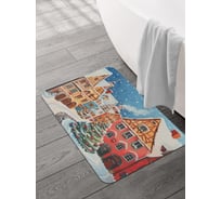 Коврик для ванной и туалета JOYARTY Новогодняя елка 58x38 см, sbmrec_sd3984_58x38