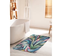 Коврик для ванной комнаты и туалета противоскользящий JoyArty "Яркие листья" 60x100 см bath_sd3519_60x100