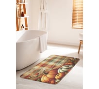 Коврик для ванной комнаты и туалета противоскользящий JoyArty "Шотландская тыква" 60x100 см bath_sd4010_60x100