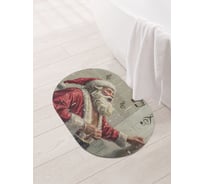 Коврик овальный для ванной и туалета JoyArty "Звонкая песня" 58x38 см, sbm_sd3999_58x38