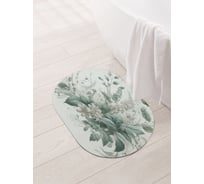 Коврик овальный для ванной и туалета JoyArty "Полевой шедевр" 58x38 см, sbm_sd3557_58x38